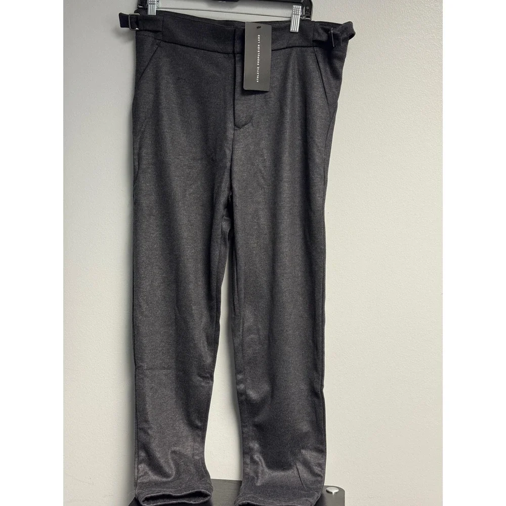 APL Athletic Propulsion Labs The Perfect Wool Trousers Charcoal Mens Large NWT - Picture 2 of 15